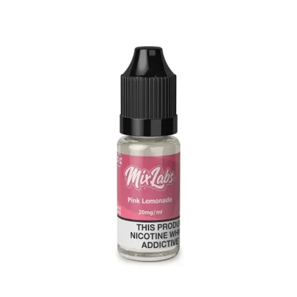 Pink Lemonade 10ml By Mix Labs Nic Salt - Nicotine Strength#10mg (Salt)>5mg (Salt)>20mg (Salt)
