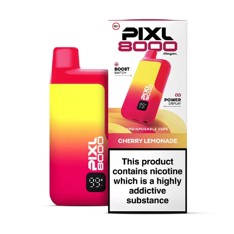 Pixl 8000 Prefilled Pod Kit Cherry Lemonade - Nicotine Strength#20mg (C87080) (C87080)