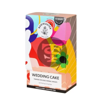 Bud Master Herbal Wraps, Wedding Cake 12x2pk