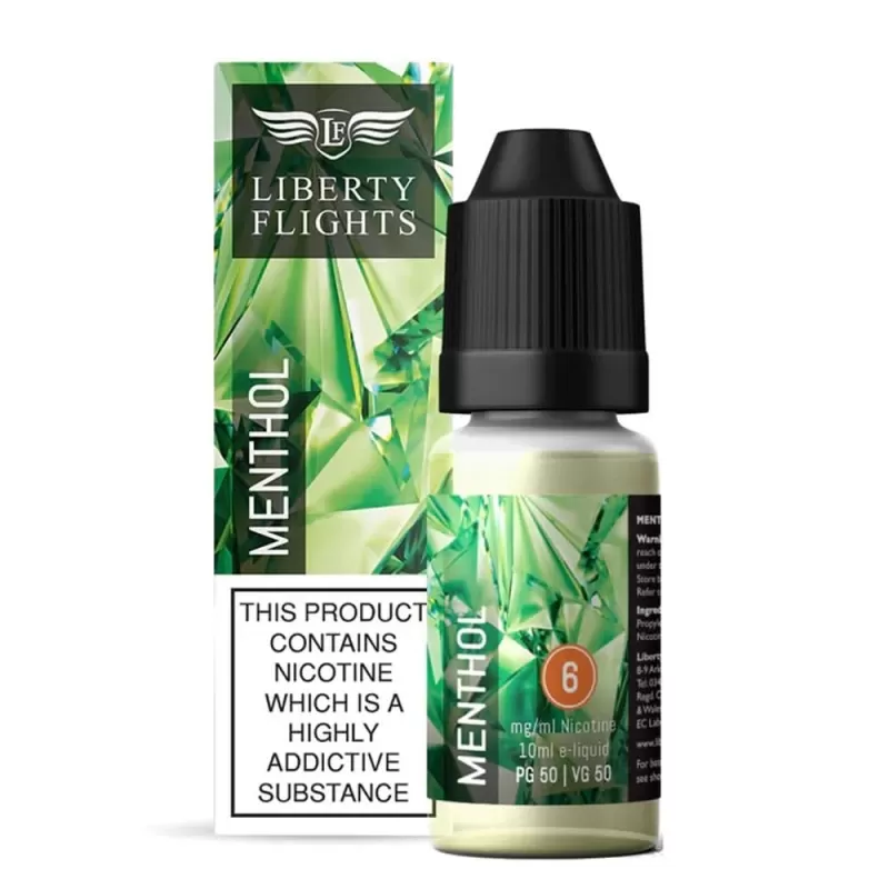 Menthol E-Liquid by Liberty Flights (10ml) - 12mg