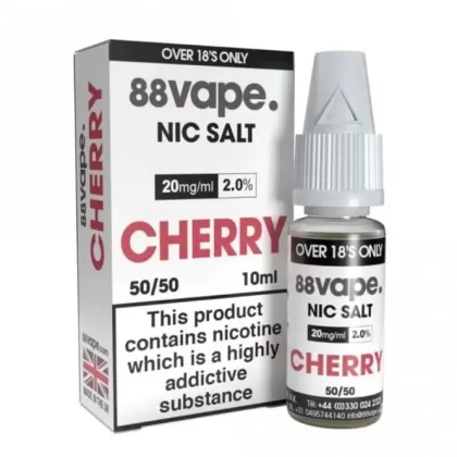 Cherry Nic Salt E-Liquid by 88vape (10ml) - 20mg