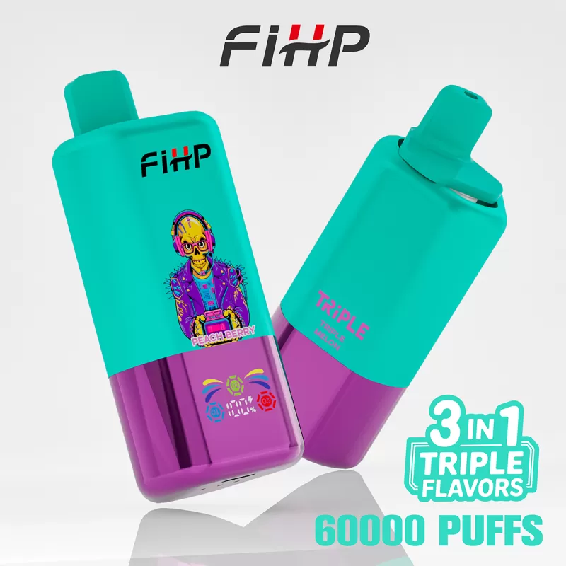 FIHP Triple Flavor 60K 3-in-1 Disposable Vape - Vapeq10 - Image 3