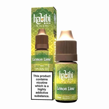 Habibi Lemon & Lime Nic Salt Vape Juice - 10 Pack - 10mg