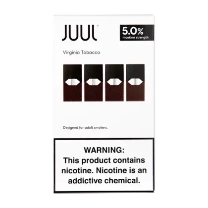 Virginia Tobacco JUUL Pods - Customer Group#Consumer~Nicotine#30mg>50mg~Size#Single>8 Pack