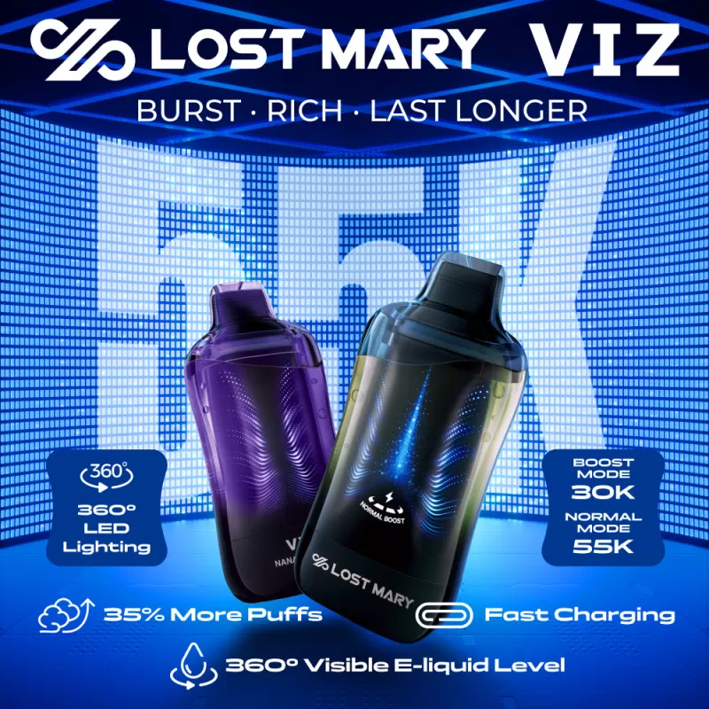 Lost Mary VIZ 55K Puff Disposable Device