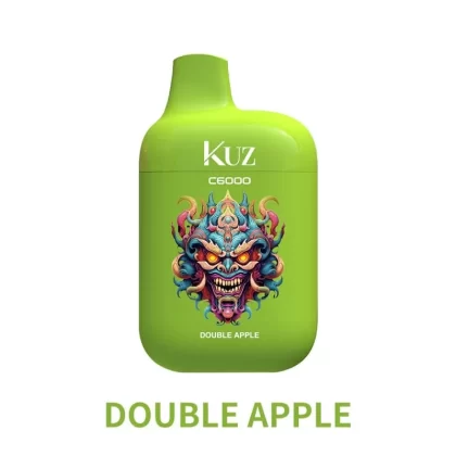 Kuz C6000 Puffs – Double Apple - Vape Store