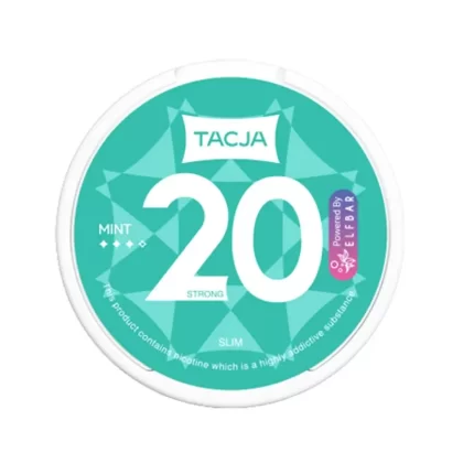 Elf Bar TACJA Nicotine Pouches Frozen Mint - Strength#12mg>18mg>20mg