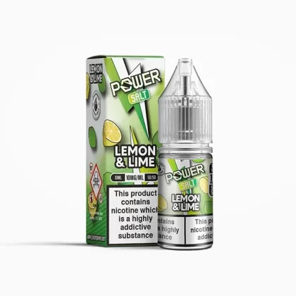 JNP Power Salts Lemon & Lime E Liquid 10ml - Nicotine Strength#20mg>10mg (ABB420)