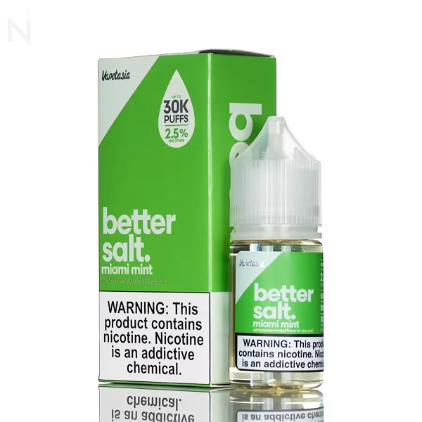 Vapetasia Bettersalt Salt - Miami Mint - 30ml - 25mg