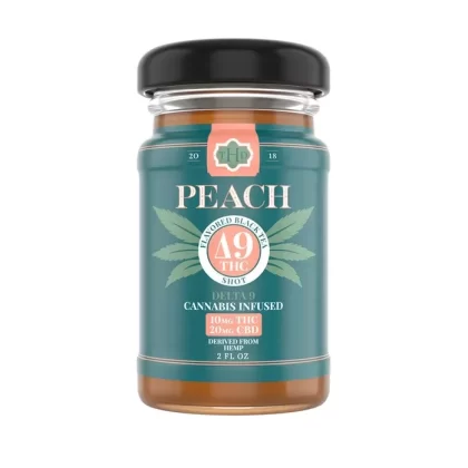 The Hemp Division Peach Tea Shot – 10 MG Delta-9 THC