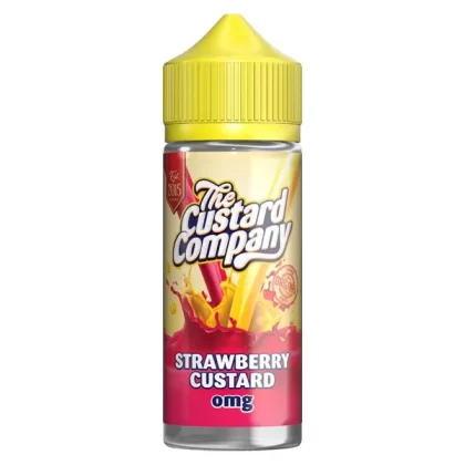 The Custard Company 100 ml Shortfill E-Liquid – 0 mg (70VG/30PG) - Geschmack#Erdbeer-Pudding>Vanille pudding>Heidelbeerpudding>Himbeerpudding