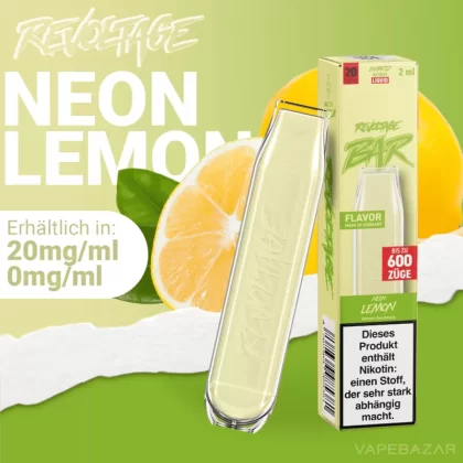 Revoltage Bar – Neon Lemon - Vapebazar
