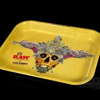 RAW | RAW X Colombo Rolling Tray | 14in x 11in – Large – Metal