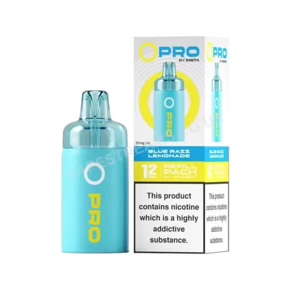 Insta O Pro 10K Blue Razz Lemonade Pods - Vapestreams Co