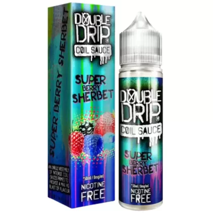 Super Berry Sherbet Shortfill E-Liquid by Double Drip (50ml) - 0mg