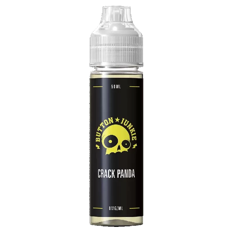 Button Junkie Crack Panda Short Fill – 50ml - ICE NIC SHOT (+£0.99), NIC SALT SHOT (+£0.99)