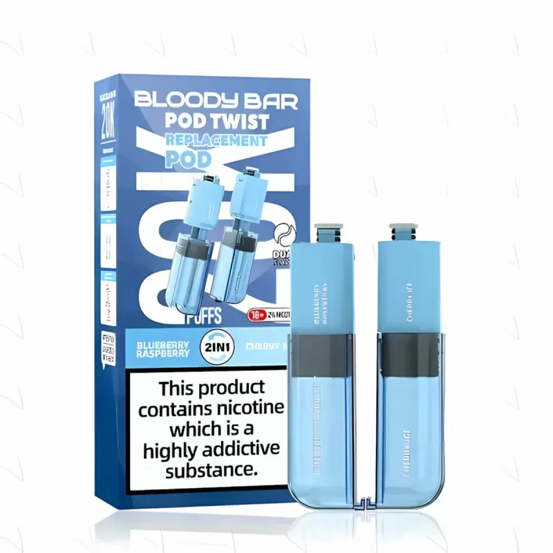 Bloody Bar Pod Twist 20K Prefilled Pods - Strawberry Watermelon B - GUM/ Strawberry kiwi - Image 3