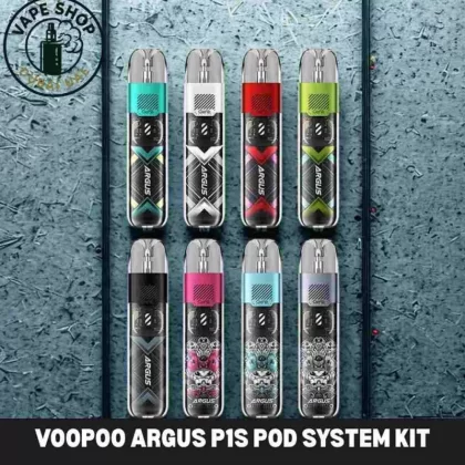 VOOPOO Argus P1S Pod System Kit in Dubai - Creed Black, Creed Cyan