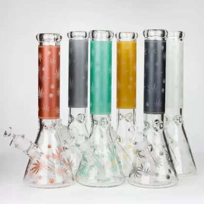 Glow In The Dark Glass Bong – 14 Inches