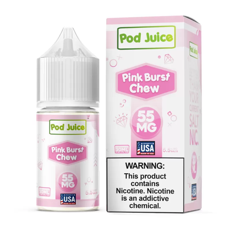 Pod Juice - Pink Burst Chew - 30ML E-Liquid - 20MG
