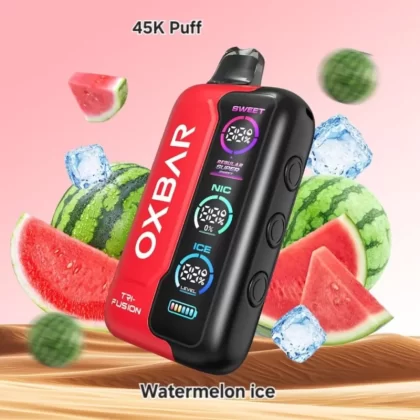 Oxbar TRI Fusion 45000 Puffs 50mg Nicotine in Dubai - Apple Mango Kiwi, Blueberry Raspberry; FullBox, One-piece