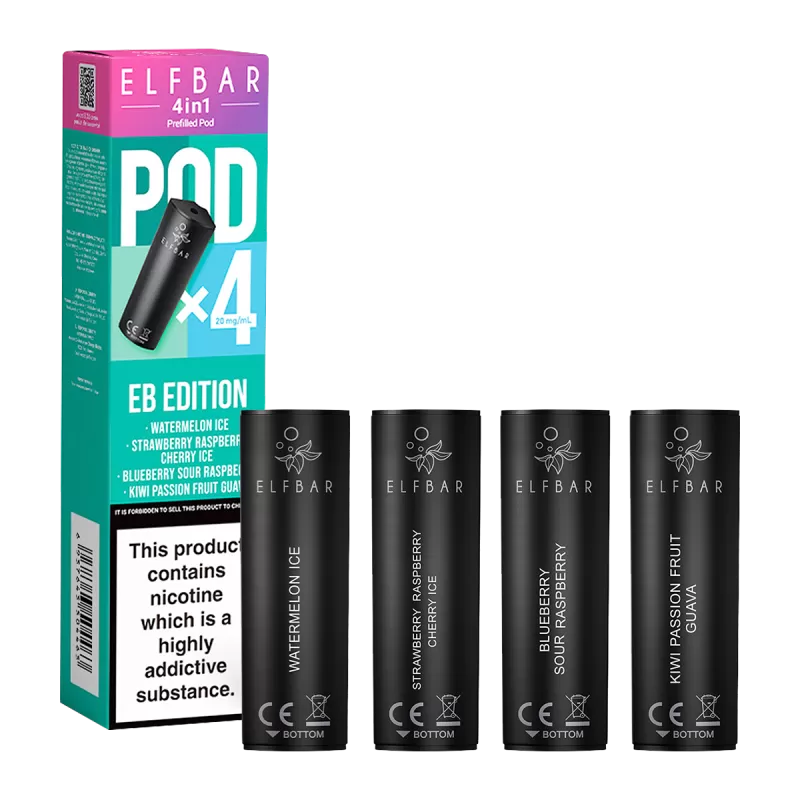 EB Edition Elfbar 4in1 Pods - Ecigwizard
