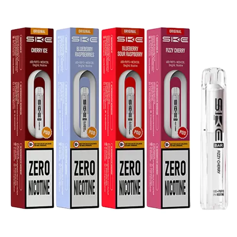 SKE Bar 600 ZERO NICOTINE Prefilled Pod - Banana Ice