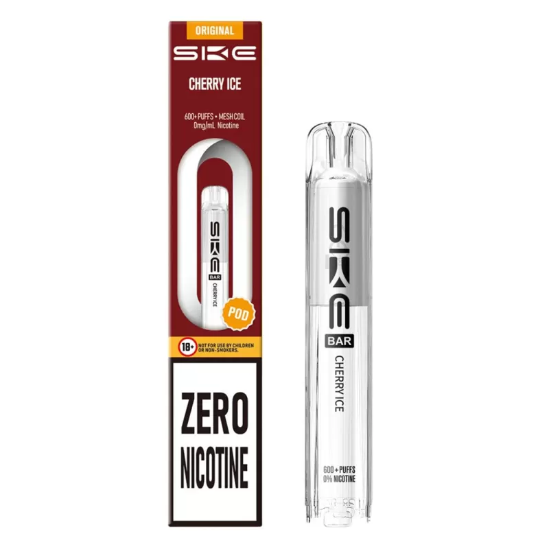 SKE Bar 600 ZERO NICOTINE Prefilled Pod - Banana Ice - Image 3