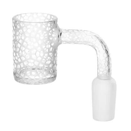 Pulsar Cellular Mosaic Etched Quartz Banger – 14mm Male - Ejuicewarehouse