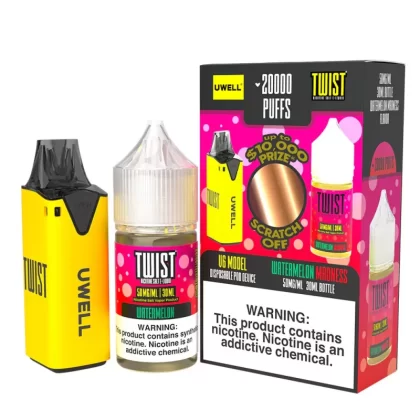 Twist Salt x Uwell V6 Kit - Honeydew Melon Chew