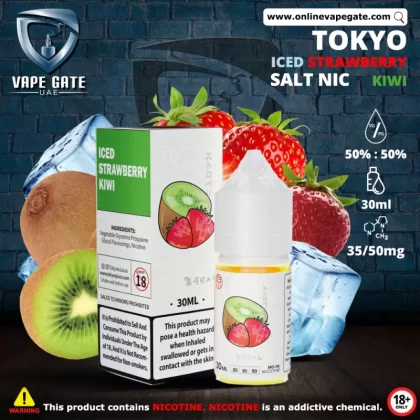 Tokyo Iced Strawberry Kiwi Saltnic 30ml - 30 mg / 30 ml