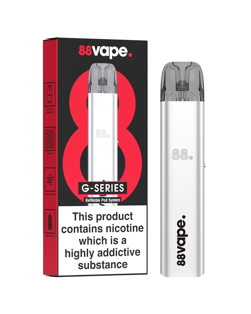 88Vape G-Series Vape Kit - White - Image 2