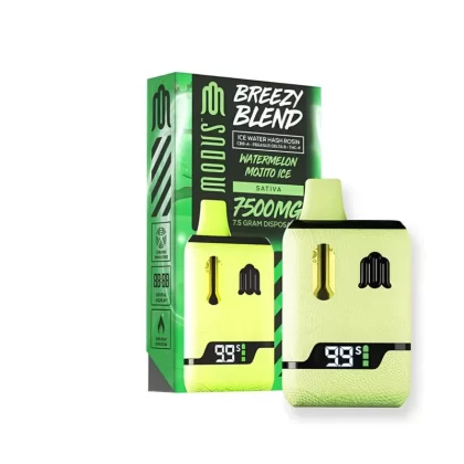 Modus Breezy Blend High Potency THC-P Disposables 7500mg - flavors#Blueberry Acai Ice (Hybrid)>Mango Sherbet Ice (Hybrid)>Pina Colada Ice (Sativa)>Pink Rozay Ice (Hybrid)>Shirley Temple Ice