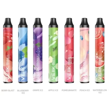 VEIIK MICKO TT DISPOSABLE 600 PUFFS COOL MINT - Vapebazaar Pk