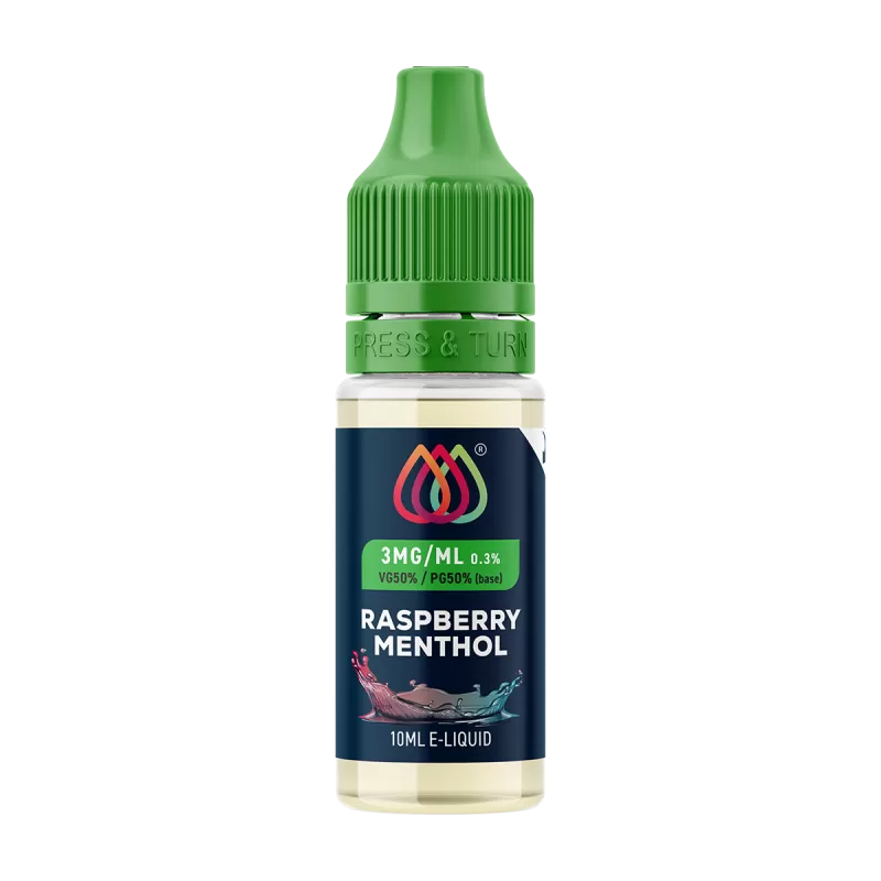 Raspberry Menthol E-Liquid by Aquavape - 10ml - 12mg - Vape Product