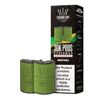 Al Fakher 30k Hypermax Prefilled Pods Menthol - Strength#20mg (EDBC98)
