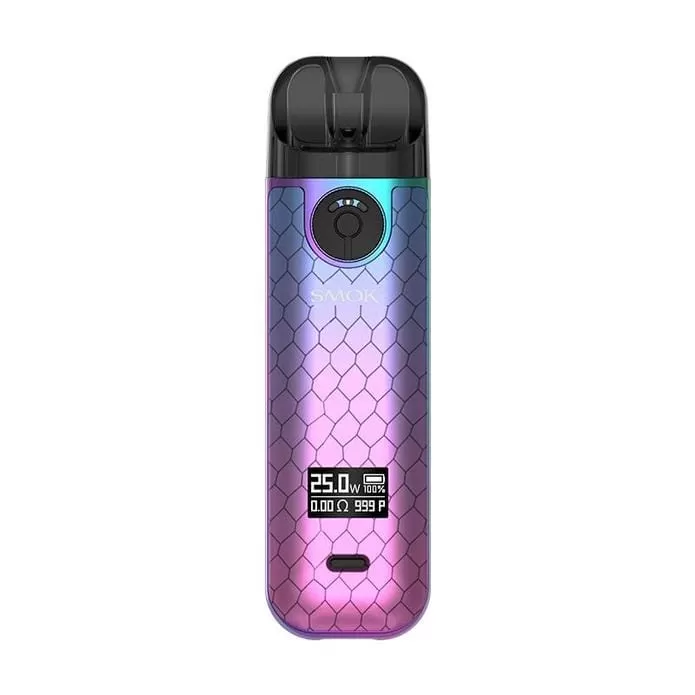 Smok Novo 4 Pod Kit - Blue Grey Cobra, Cyan Pink Cobra - Image 3