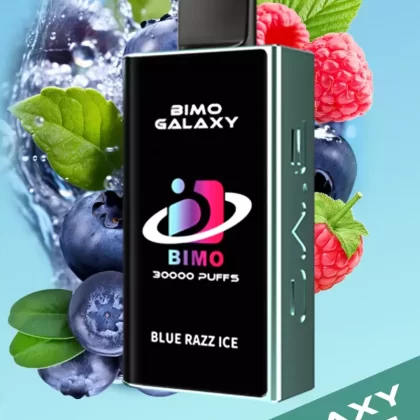 BIMO Galaxy 30000 Puffs – Blue Razz Ice - Ozvapeone (5A4ED6)