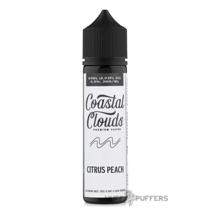 Coastal Clouds – Citrus Peach 60mL - Nicotine Strength#0mg>3mg>6mg