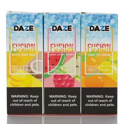 7 Daze Fusion ICED - No Nicotine Vape Juice - 100ml - Grapefruit Orange Mango ICED