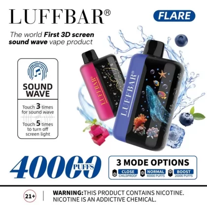 LUFFBAR Flare 40K - Fruity Cool Strawberry - Skullvaping