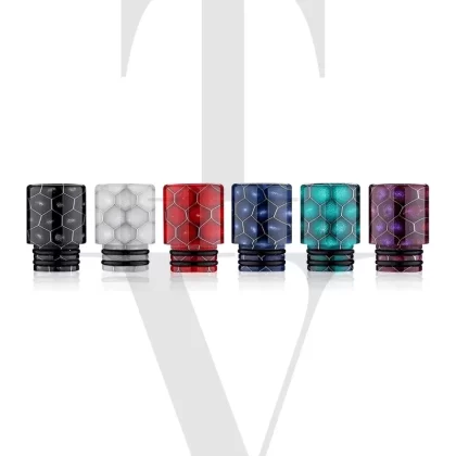 510 RESIN DRIP TIP - Select Your Colour#BLACK>BLUE>GREEN>PURPLE>RED>WHITE