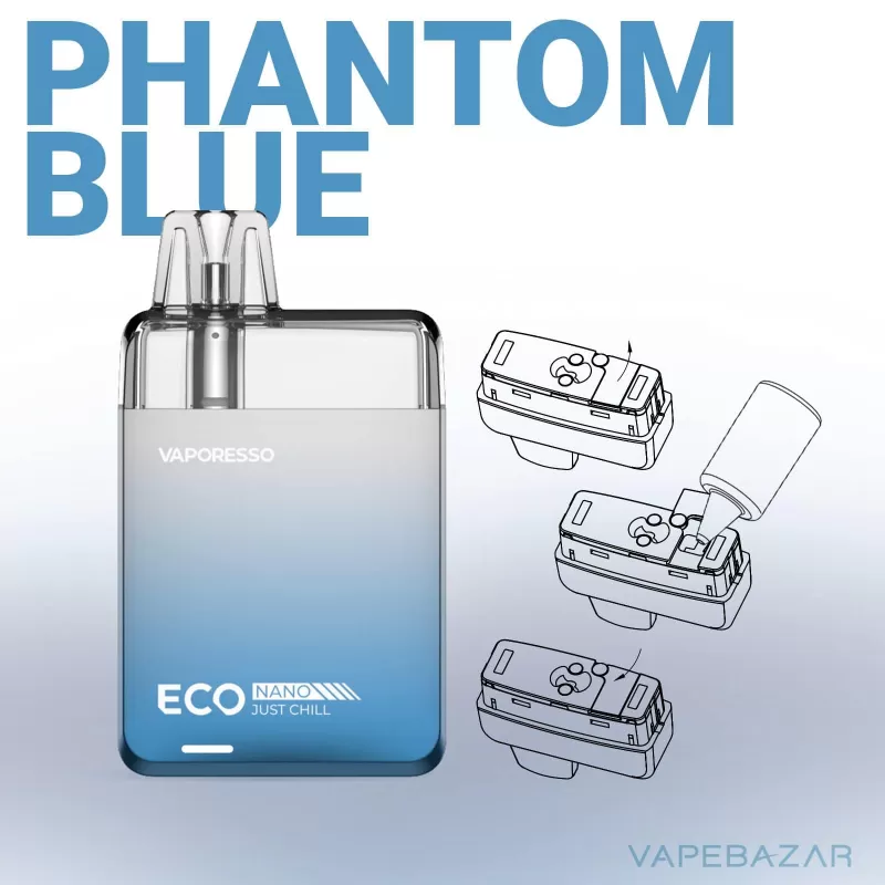 Vaporesso ECO Nano Kit – Phantom Blue - Image 2
