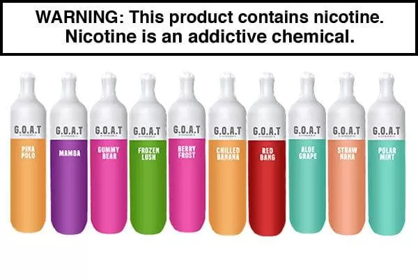 GOAT DISPOSABLE VAPE – 4000 PUFFS - Vapejuice