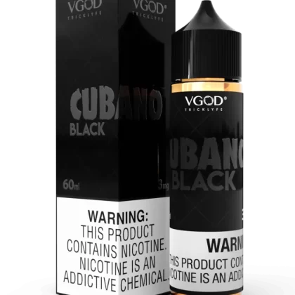 VGOD CUBANO BLACK E-LIQUID 60ML – 3/6/12/18MG - Vapebar Pk