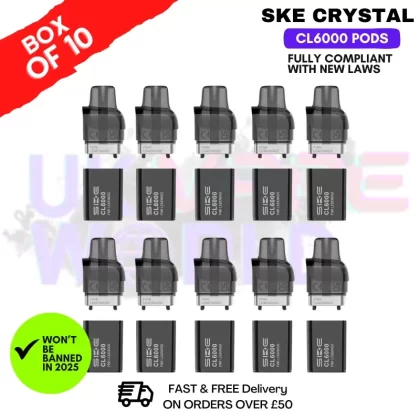Pink Lemonade SKE Crystal CL6000 Prefilled Pod Box Of 10