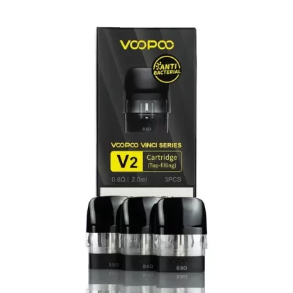Voopoo Vinci Series V2 Cartridges - 0.8ohm - Pack of 3
