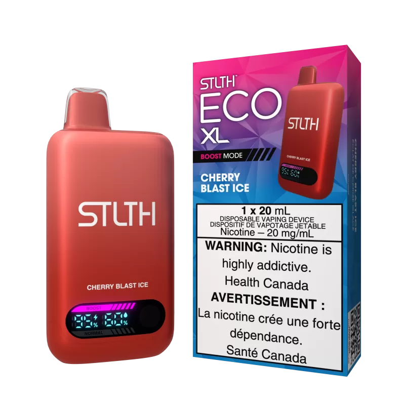 STLTH ECO XL - Cherry Blast Ice - 20 mg/mL (wholeseller) - Excise ON, 20 mg/mL (wholeseller) - Excise AB (DB594C)