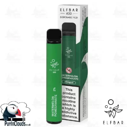 Watermelon Pomegranate ELFBAR 600 Disposable Pod