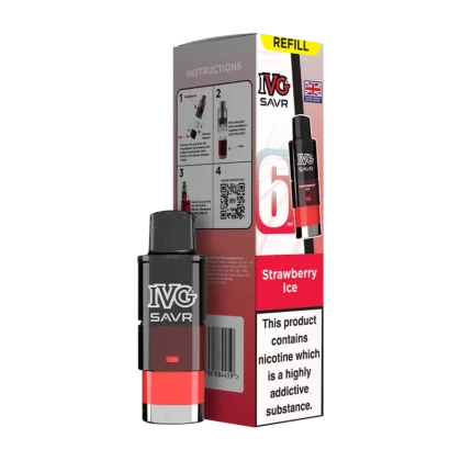 Strawberry Ice IVG SAVR Refill Pack - Ecigwizard